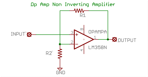 Op amp Non Inverting Amplifier