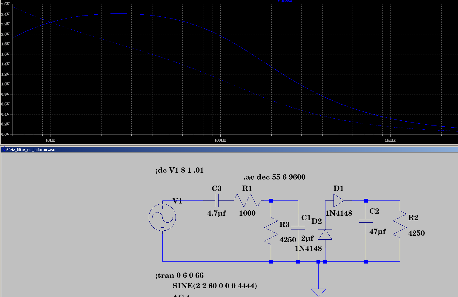 LTspice of data input RCDfilter 2Hz-12000Hz.png